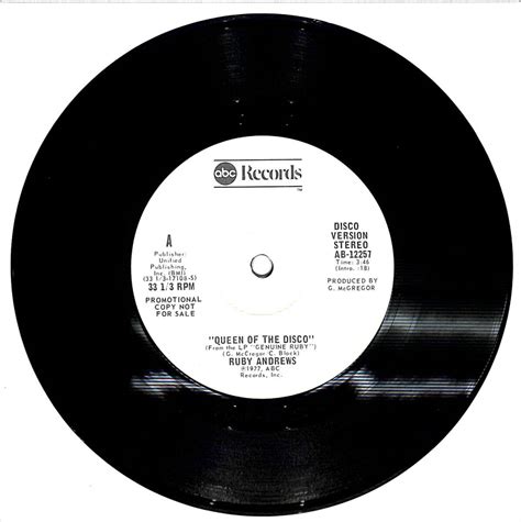 Yahoo!オークション - g6343/7/米/プロモ/Ruby Andrews/Queen Of The D...