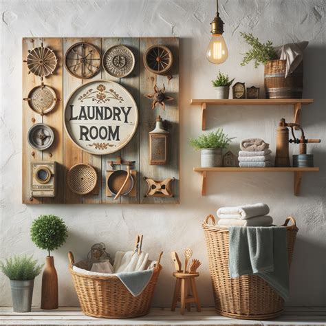 13 Wall Decor Ideas To Spruce Up Your Laundry Room - DreamyHomeStyle