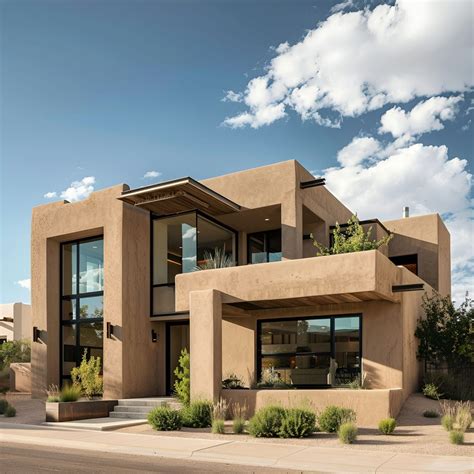 Modern Pueblo-Style Home: Contemporary Southwestern Architecture in ...