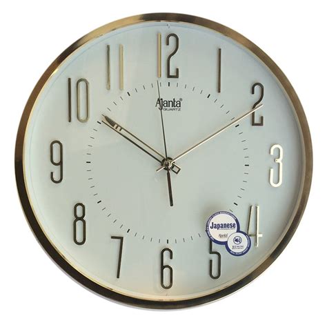 Buy Ajanta Abstract Plastic Round Analog Wall Clock (30.3 Cm X 30.3 Cm ...