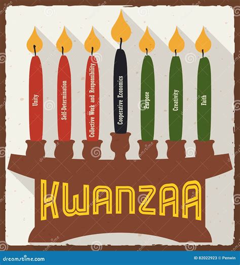Kwanzaa Principle Of Unity Vector Illustration | CartoonDealer.com #132955098
