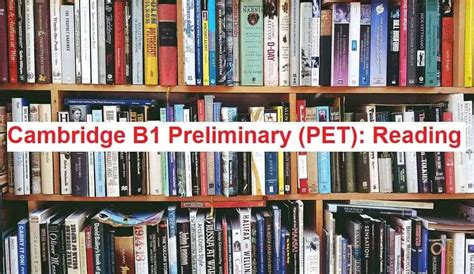 Cambridge B1 Preliminary (PET): Reading - Teacher Phill