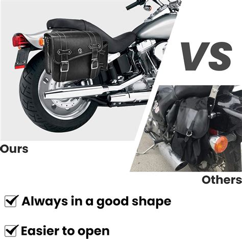 KEMIMOTO Leather Motorcycle Saddlebags Throw Over India | Ubuy