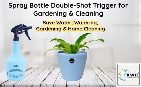 Kwel 10000Ml Aqua Spray Bottle With Double-Shot Trigger For Gardening ...