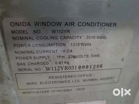 Window AC 1.1 ton for sale - ACs - 1822025175