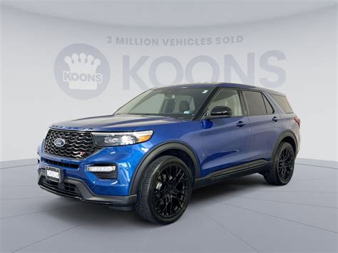 2022 Ford Explorer St 8337 Miles Atlas Blue Metallic - Used Ford Explorer for sale in Vienna ...