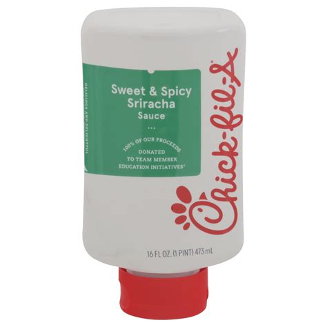 Chick-Fil-A Sweet & Spicy Sriracha Sauce - 16 oz (Packaging May Vary ...