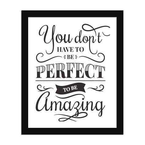 WENS Multicolor 14 X 17 Inch Framed Inspirational Quotes with Front ...