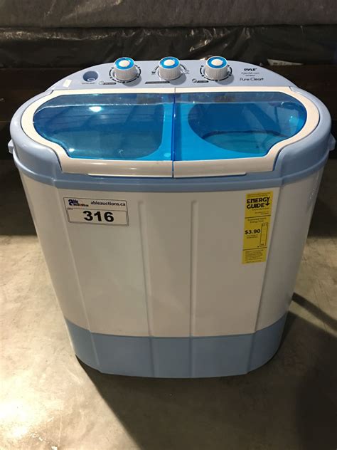 PYLE PURE CLEAN TWIN TUB WASHING MACHINE