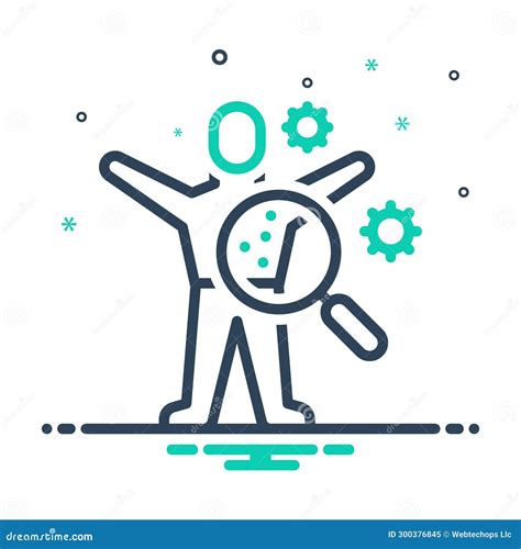 Symptoms Of Disease Icons. Strong Coughing Character Weather Surges In ...