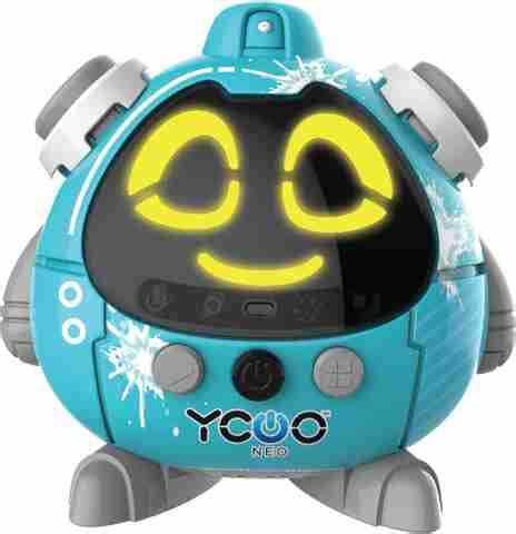 Silverlit YCOO QUIZZIE A Palm-Sized Robot, 3 PLAY MODE ROBOT (QUIZ GAME ...