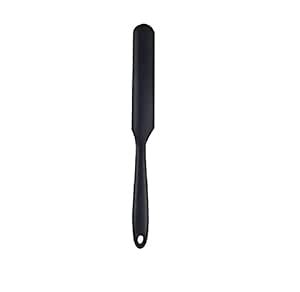 VENIQE Silicone Long-Handled Jar Scraper Spatula,With Flat Back ...