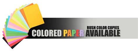RUSH Color Copies Printing | 100 copies for $30