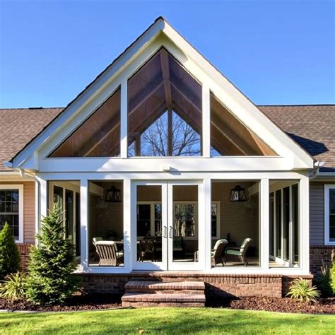 20 Open Gable Porch Ideas for A Light and Airy Feel