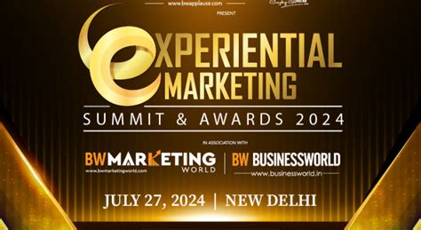 6th Edition Of BW Applause Experiential Marketing Summit & Awards To ...
