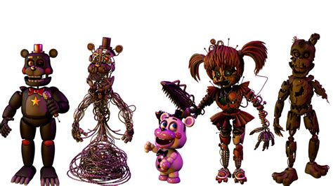FNaF 6 Todos los personajes (C4D) by MCGamerdeviantar on DeviantArt