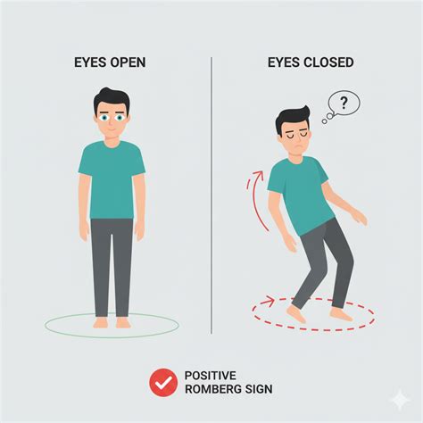 Positive Romberg Test