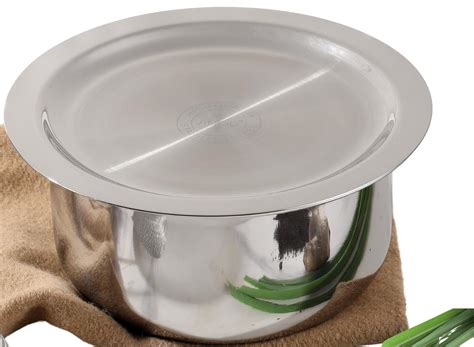 Buy Vinod Platinum Triply Stainless Steel Tope with Stainless Steel Lid ...