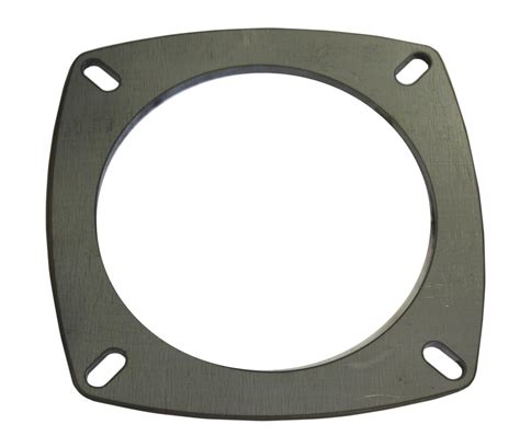 Flansch 250 x 250 x 10 mm INOX