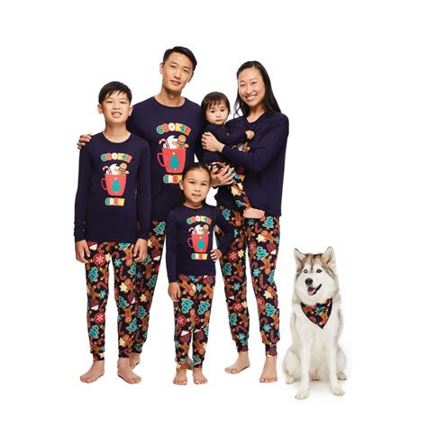 Jolly Jammies Kids Unisex Matching Family Christmas Pajamas Set, XS-XL ...