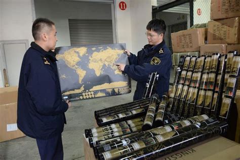 杭州海关查获1200余张“问题地图”（图）