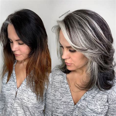 How to embrace the transition to gray hair while going gray? | Grey ...