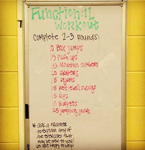 Image result for Functional Work Out Plan