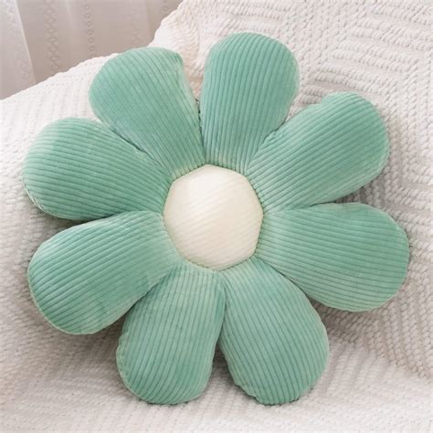 Daisy Flower Shaped Throw Pillow Cute Flower Floor Pillow Seating ...