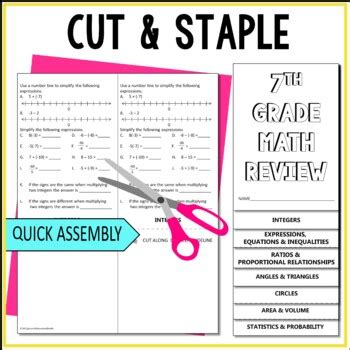 7th Grade Math Review 的图像结果