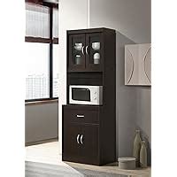 DeckUp Zeus Engineered Wood Kitchen Cabinet and Storage Unit (Walnut ...