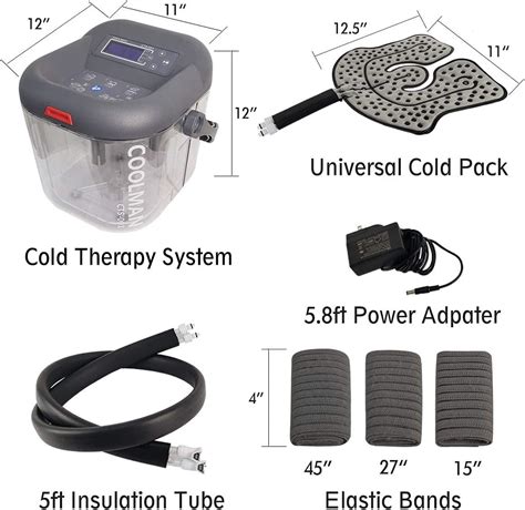 COOLMAN Cold Therapy System with Flexible Pad | Ice Machine for Knee Post Surgery | Buy Now with ...