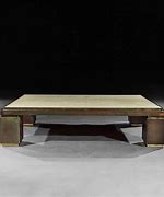Image result for Round Travertine Coffee Table