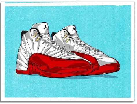 The Twelve: Wear Your Jays Jordan 12 Silkscreen Print by Eric Pagsanjan ...