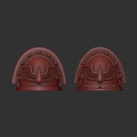 Archivo STL Hombreras Blood Angels mk3 🩸 ・Modelo para descargar e ...