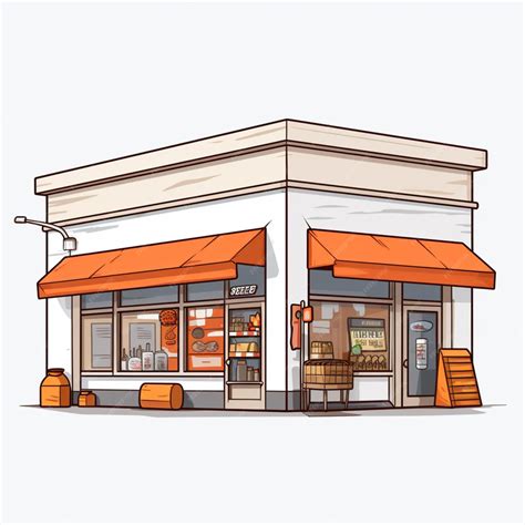 Premium Vector | Free vector store art illustration