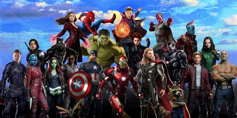 Chronological Viewing Marvel Cinematic Universe Mcu Infographic | Hot ...