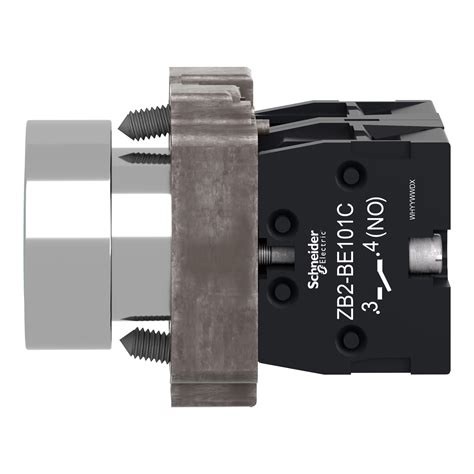 XB2BA3311C - Push button, Easy Harmony XB2, metal, flush, green, 22mm ...