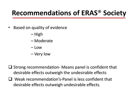 ERAS Protocol | PPTX