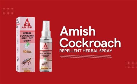 Amish Herbal Cockroach Spray 100ml Pack Of 1 |10 Minutes Formula ...