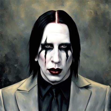 Brian Hugh Warner, known professionally as Marilyn Manson. - AI ...