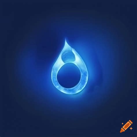 Symbol of water element on Craiyon