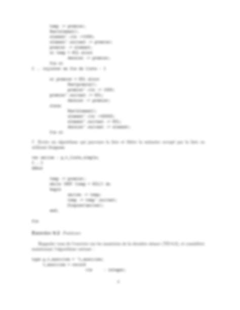 Image result for Algorithme Tableau Exercice Corrige