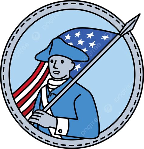 American Revolutionary War Soldier Clipart