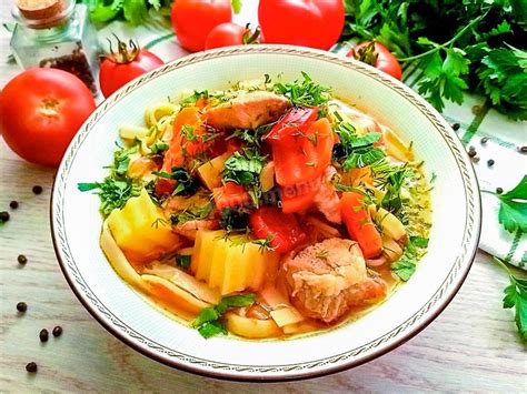 Лагман из свинины с картошкой и лапшой рецепт с фото пошагово - 1000.menu