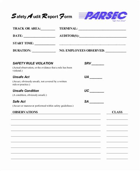 Image result for Safety Audit Example