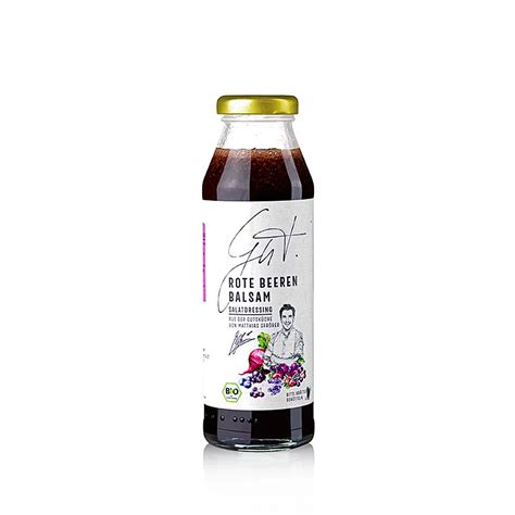 Baume aux fruits rouges, cuisine du domaine, bio, 280ml, Bouteille