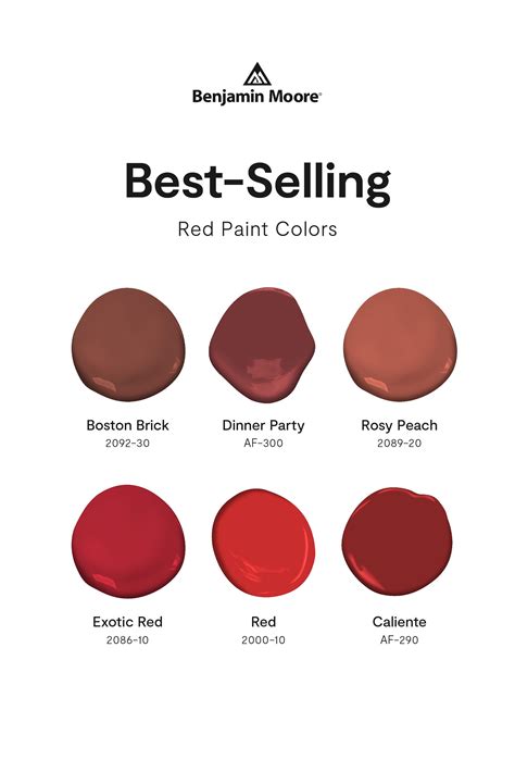Red Paint Color Names at Alonzo Christensen blog
