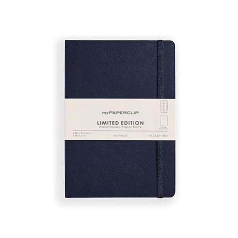 myPAPERCLIP Limited Edition A5 Checks/Square Grid Notebook | 192 Pages ...