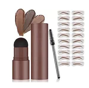 Buy 2 In 1 Eyebrow & Hairline Stamp Shadow Powder Stick Hair Powder ...