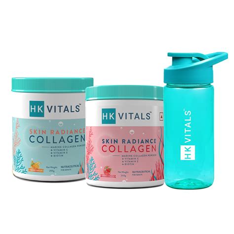 HealthKart Hk Vitals Skin Radiance Collagen Powder,Marine Collagen ...
